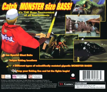 Monster Bass (US) box cover back